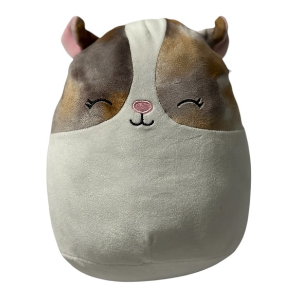 Pax Squishmallow Calico Guinea Pig Brown White Pet Animal Plush - Picture 2 of 5